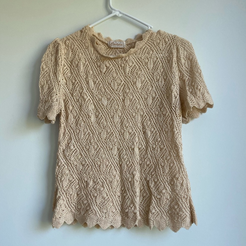 Vintage Crochet Sweater